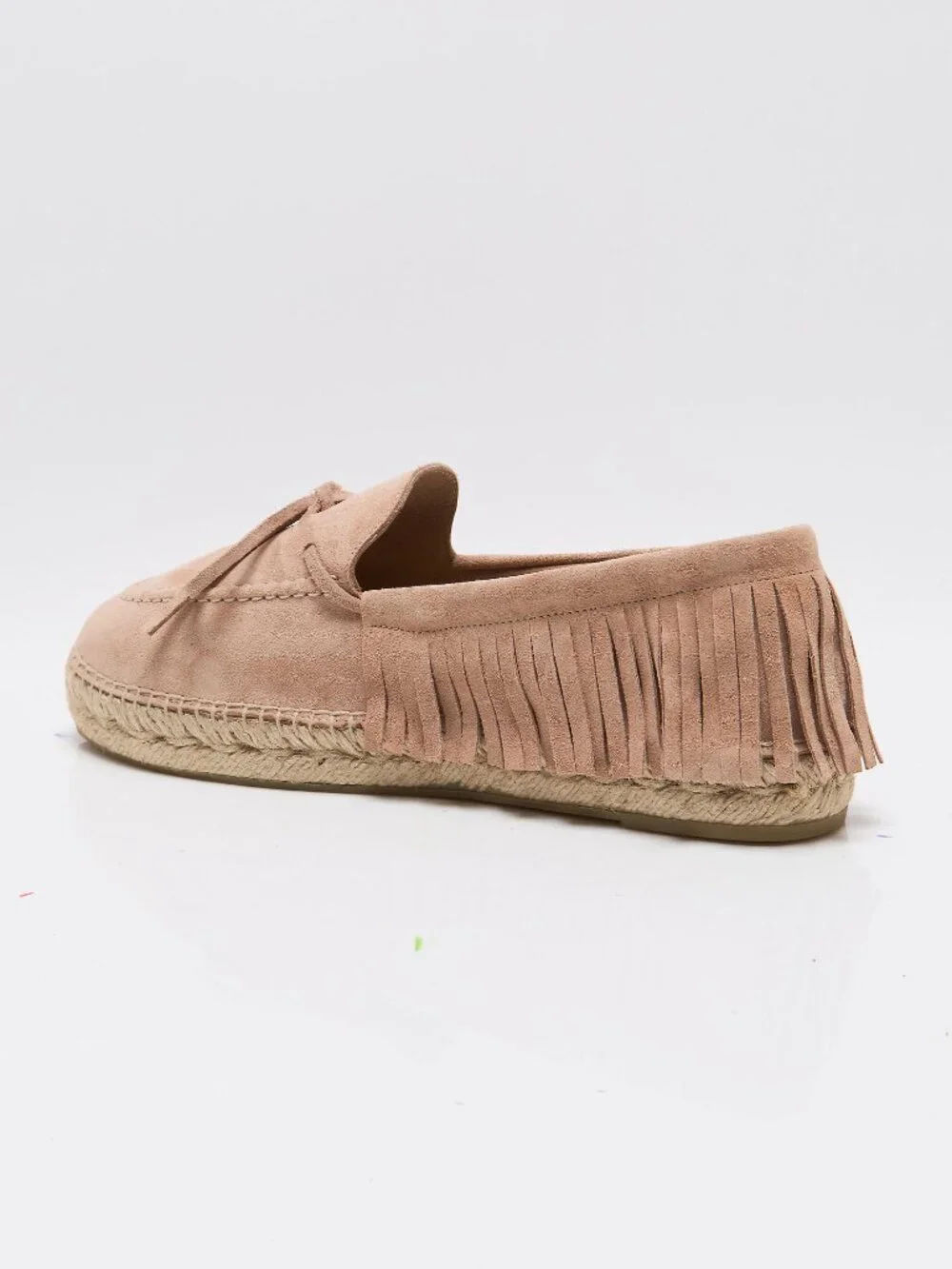 FREE PEOPLE Faraway Fringe Espadrilles / Dusty Rose